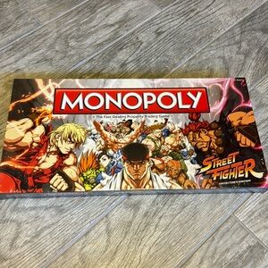 Street Fighter Collector's Edition Monopoly USAopoly NEW (Factory Sealed)